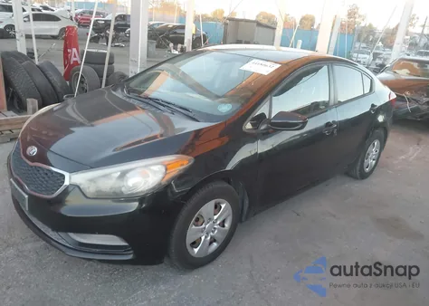 2014 Kia Forte Lx из США, поврежденный, VIN KNAFK4A61E5232385